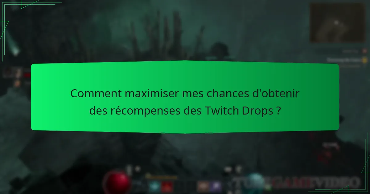 Quelles récompenses Twitch Drops sont disponibles pour Diablo IV ?