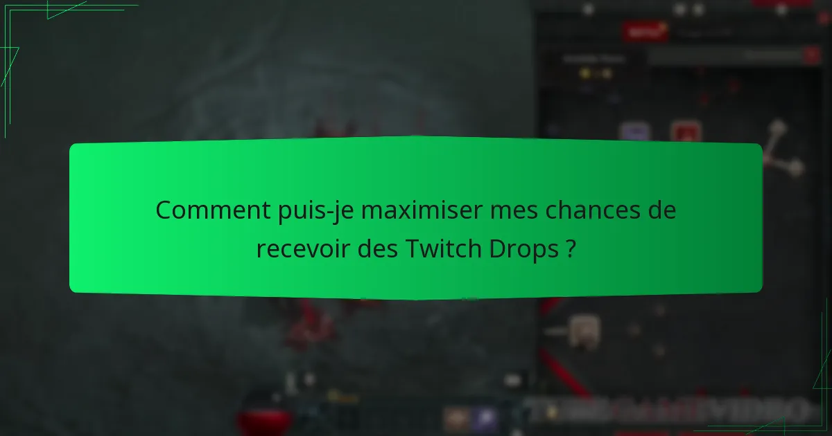 Quels cosmétiques sont disponibles via les Twitch Drops ?
