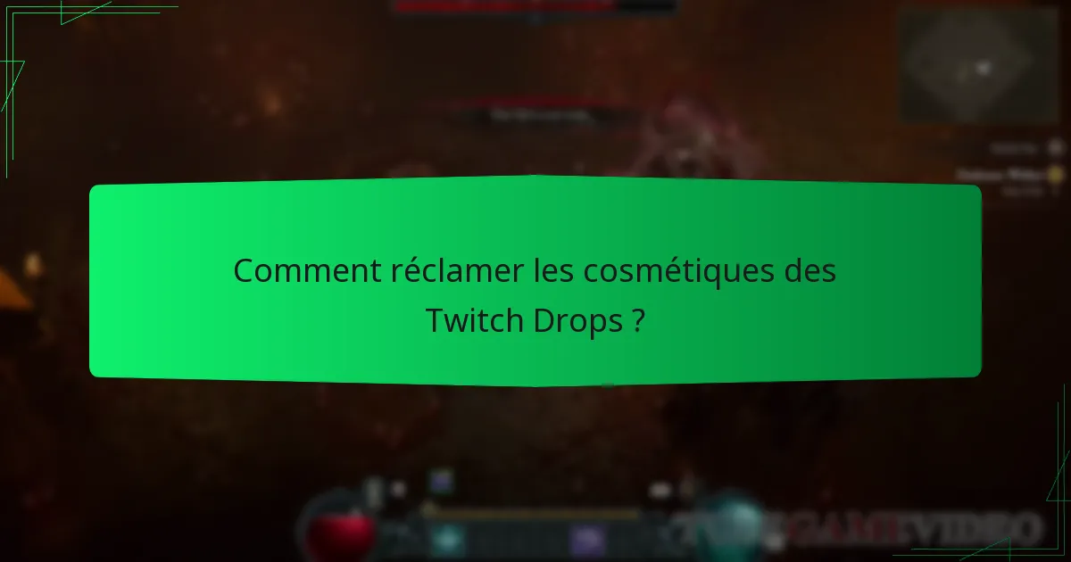 Quand sont programmés les événements de Twitch Drops ?